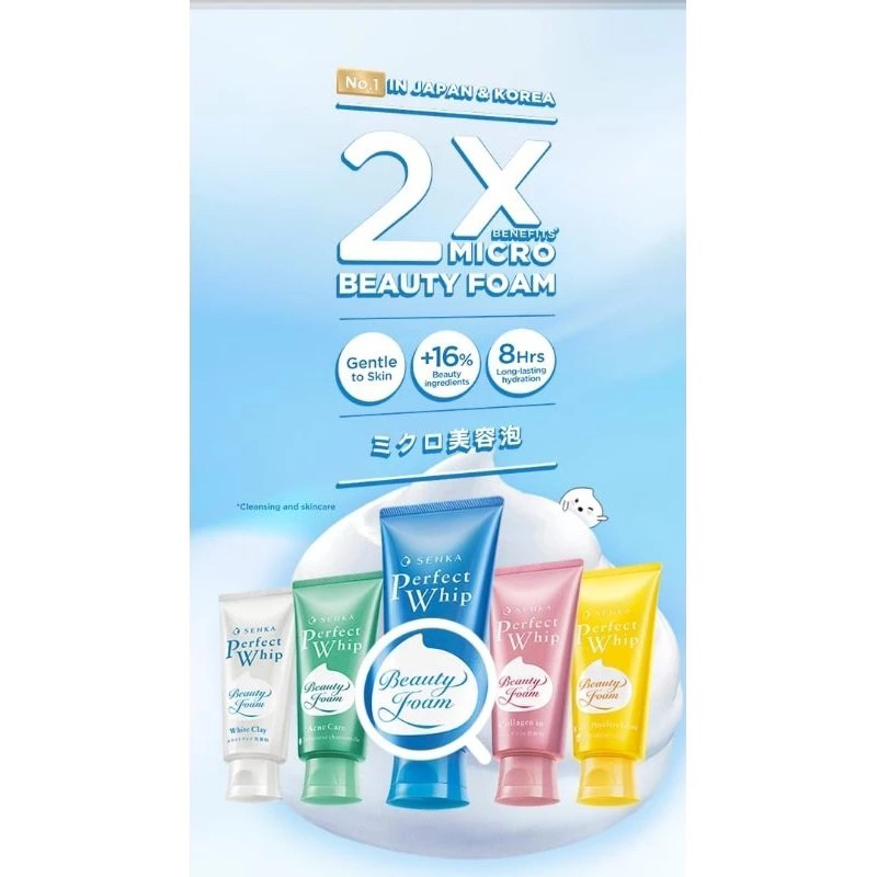 SENKA Perfect Whip Sabun Cuci Muka Jepang