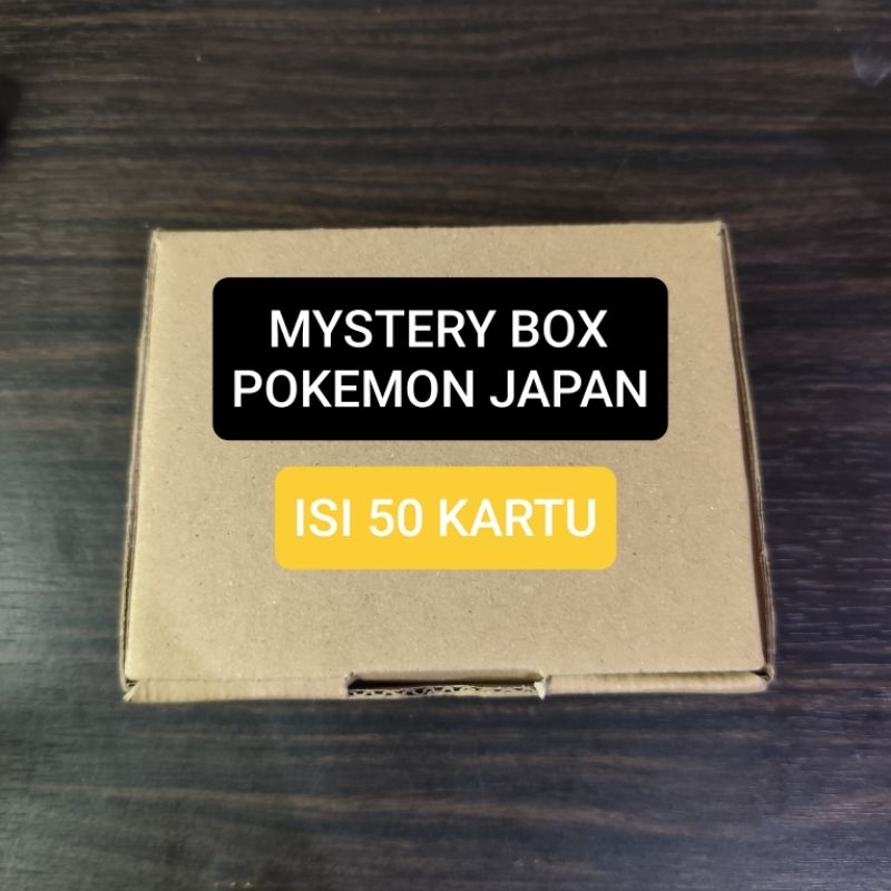 Pokemon Japan Mystery Box Isi 50 Kartu Original