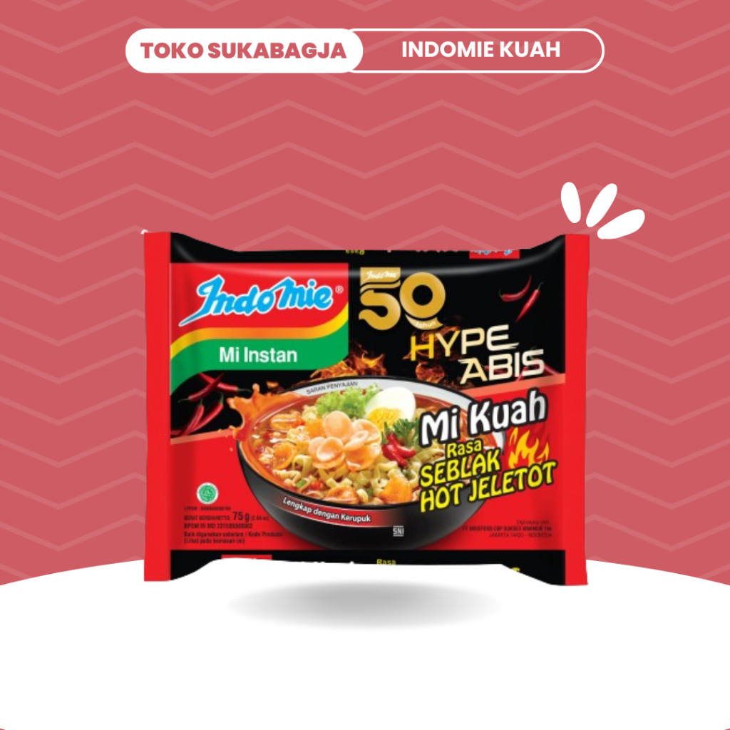 

Indomie Mie Instan Kuah Mi Goreng All Varian Rasa