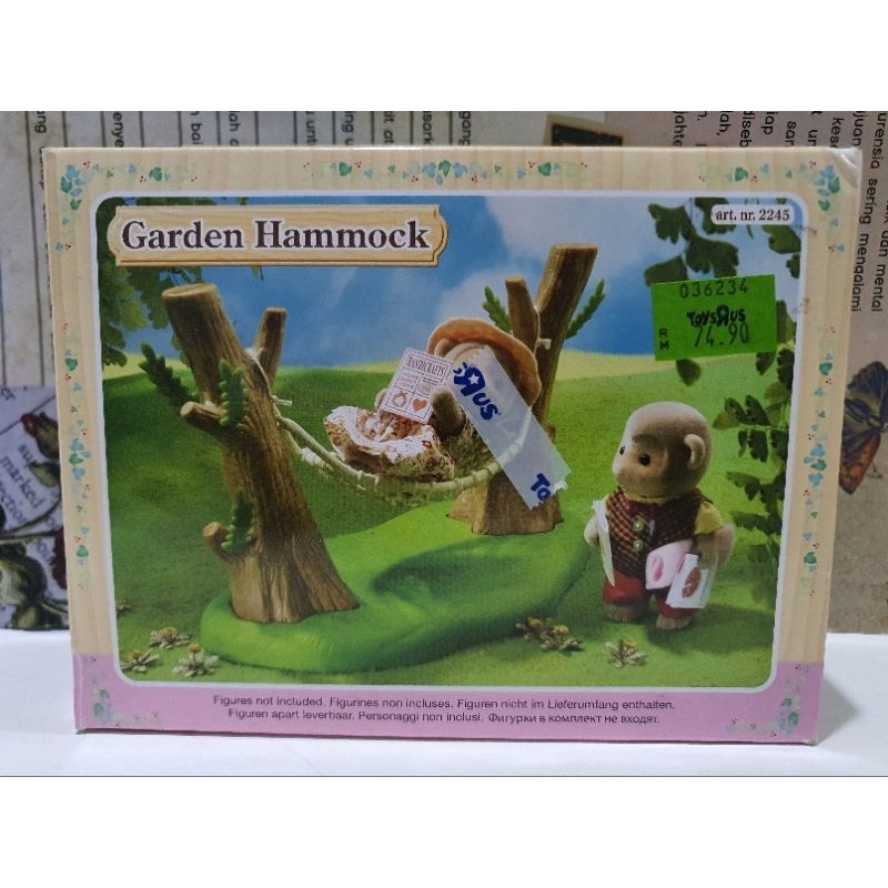 Sylvanian Families Import - Garden Hammock Preloved (Ultra Rare)