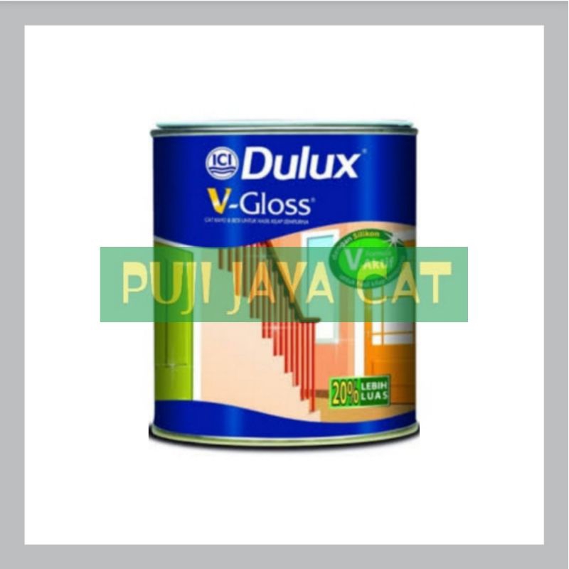 Dulux V-Gloss White Doff 9002 Cat Besi dan Kayu 1KG