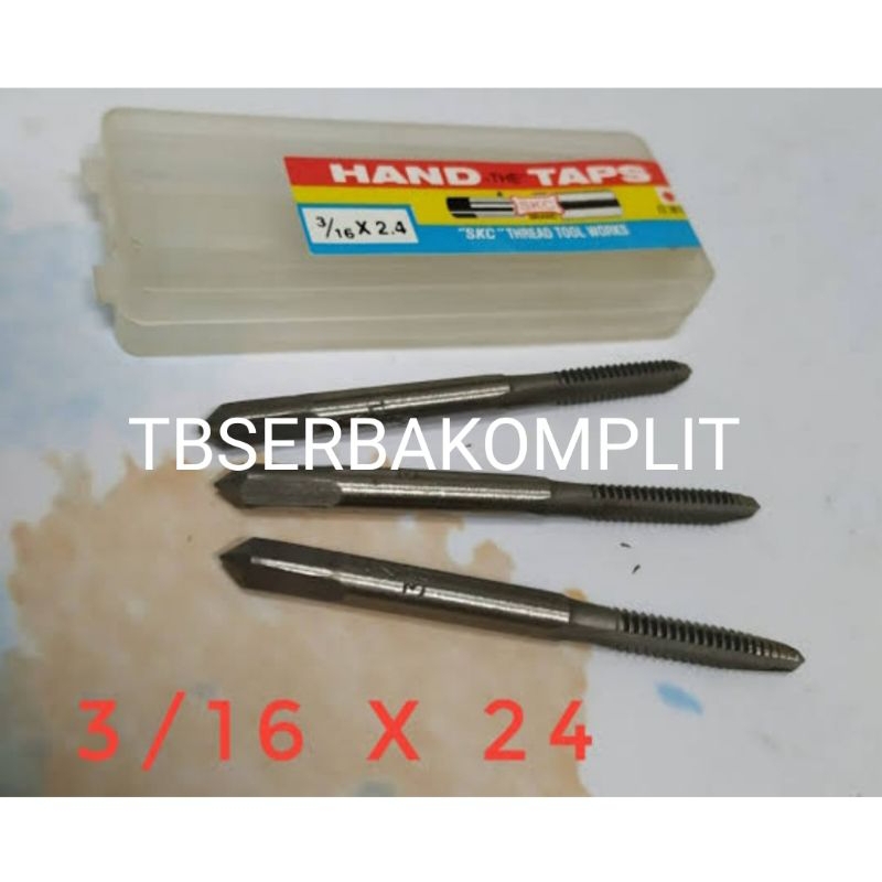 Handtap SKC Drat Kanan Inch BSW 1/8x40 / 5/32"x32 / 3/16"x24 / 1/4"x20 / 5/16"x18 / 1/2"x12 / 3/8"x1