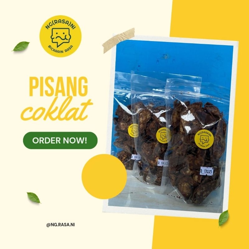 

Kripik Pisang Coklat 150gr