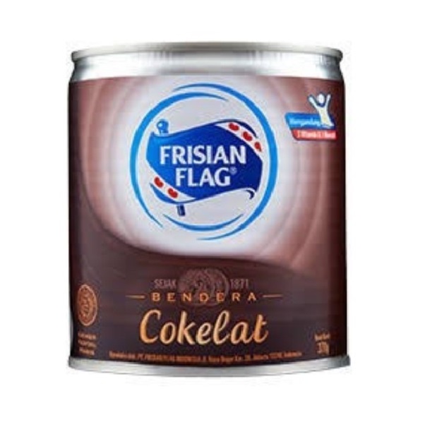 

susu kental frisian flag coklat chocolate kaleng 370