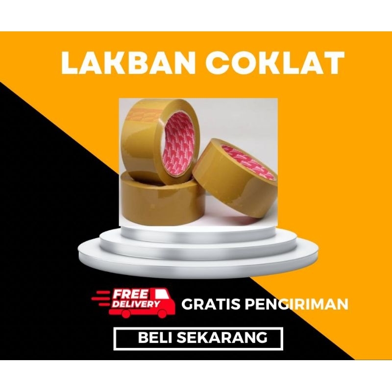 

Lakban Coklat/ Bening 45 mm 95 yard