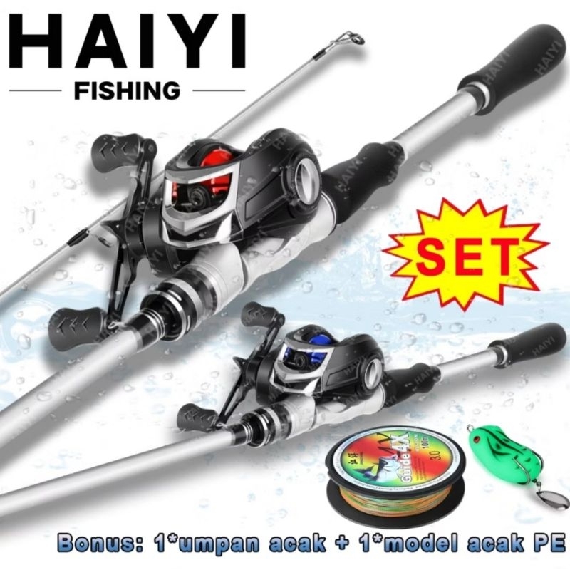Joran Pancing 1Set Baitcasting 180cm