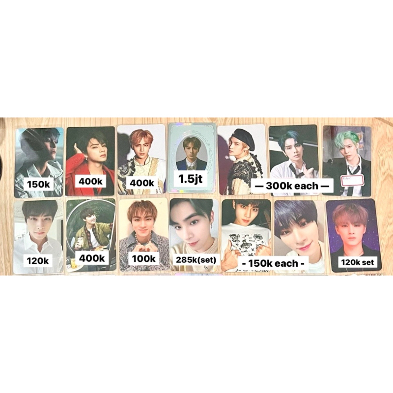 nct wayv xiaojun yangyang resonance cubic painting bad alive universe holiday pb barista event ar ti