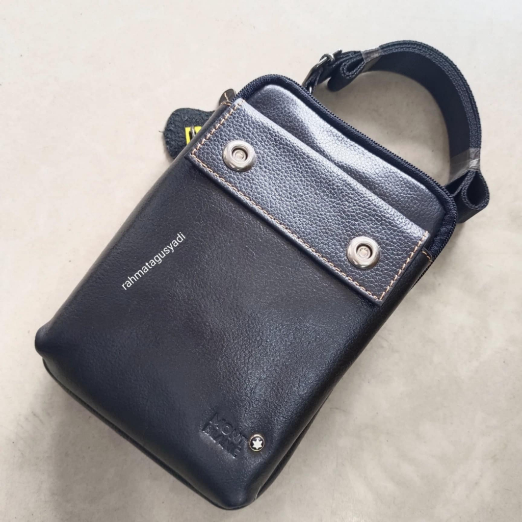 TAS SELEMPANG PRIA ASLI ORIGINAL KULIT 100% BAYAR DITEMPAT