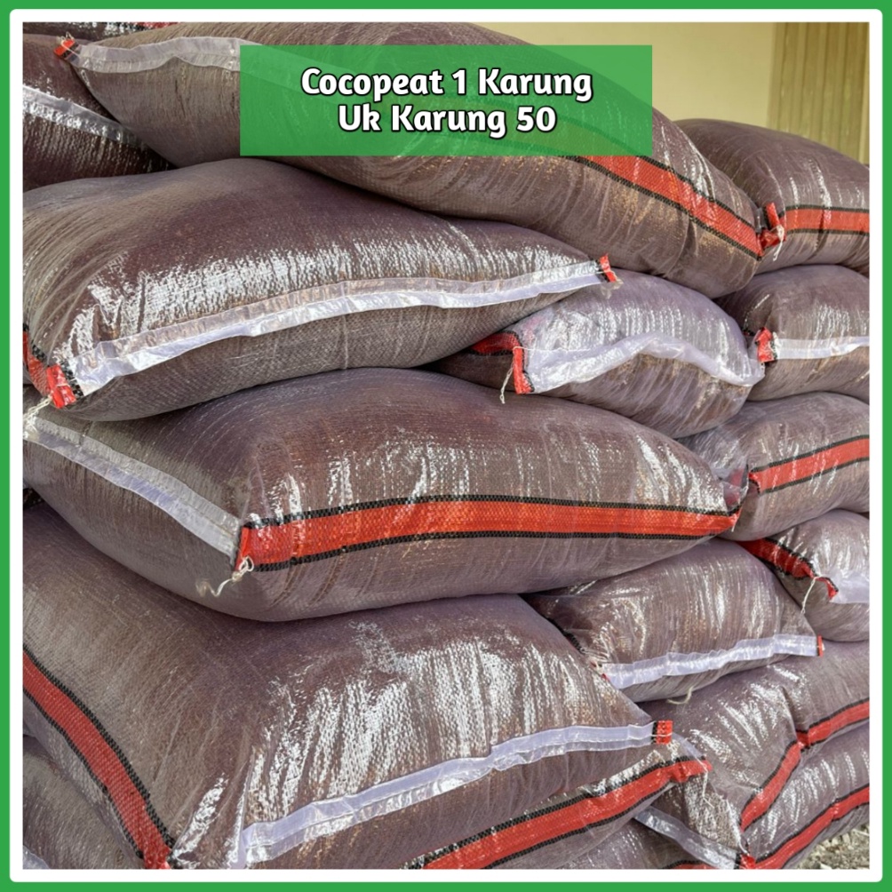Diskon Gede Cocopeat 1 Karung Uk 5  Cocopeat Karung Uk 25  Media Tanam Cocopeat