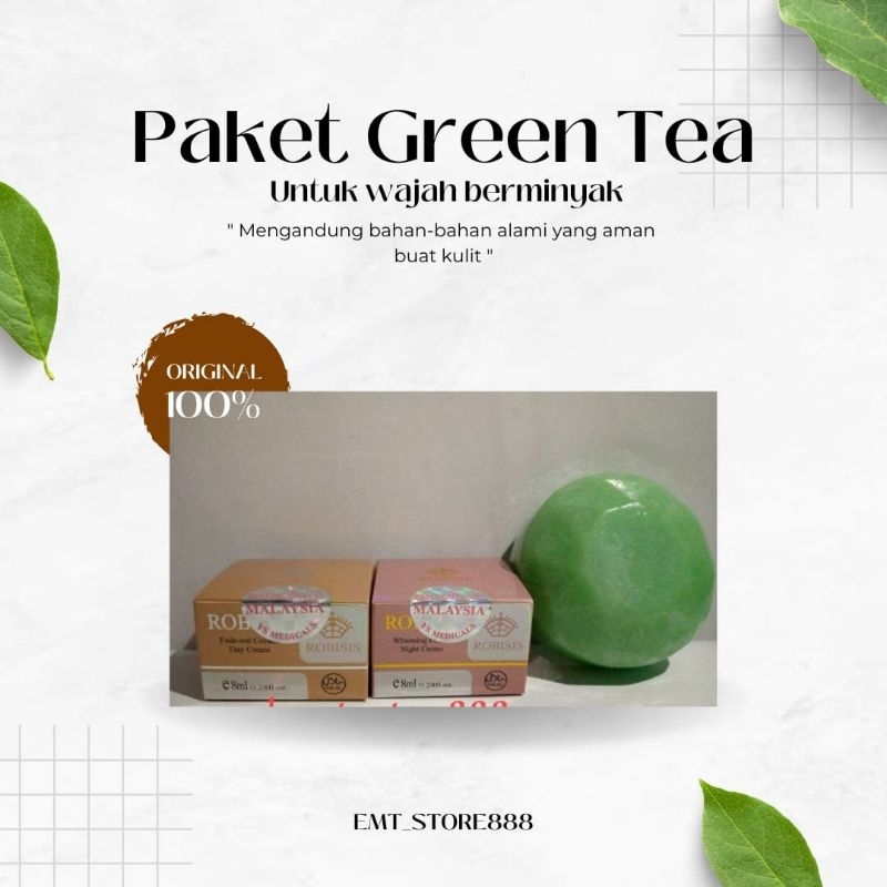 Robisis original malaysia paket Green tea
