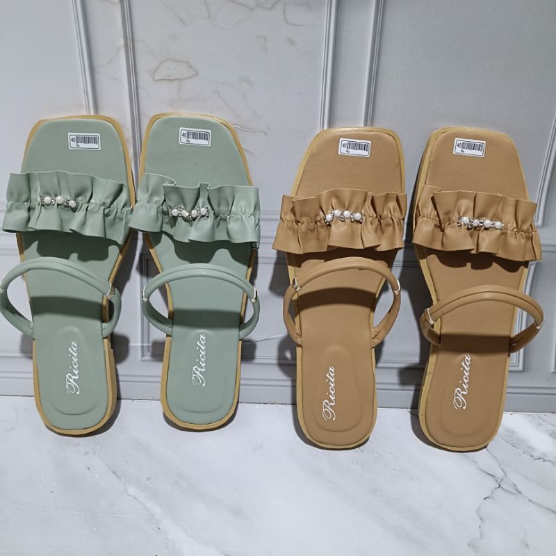 SANDAL TEPLEK WANITA ALAS KARET HH83