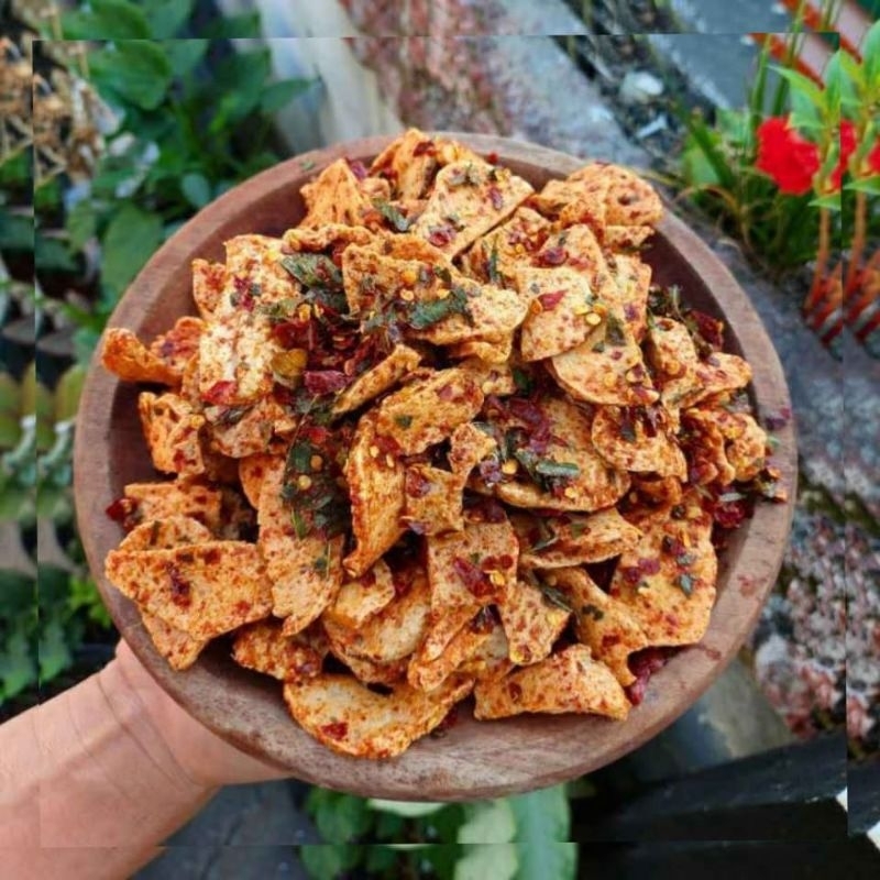 

basreng seblak kering daun jeruk