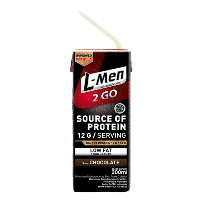 L-Men 2 Go Whey Protein Low Fat Chocolate 200ml
