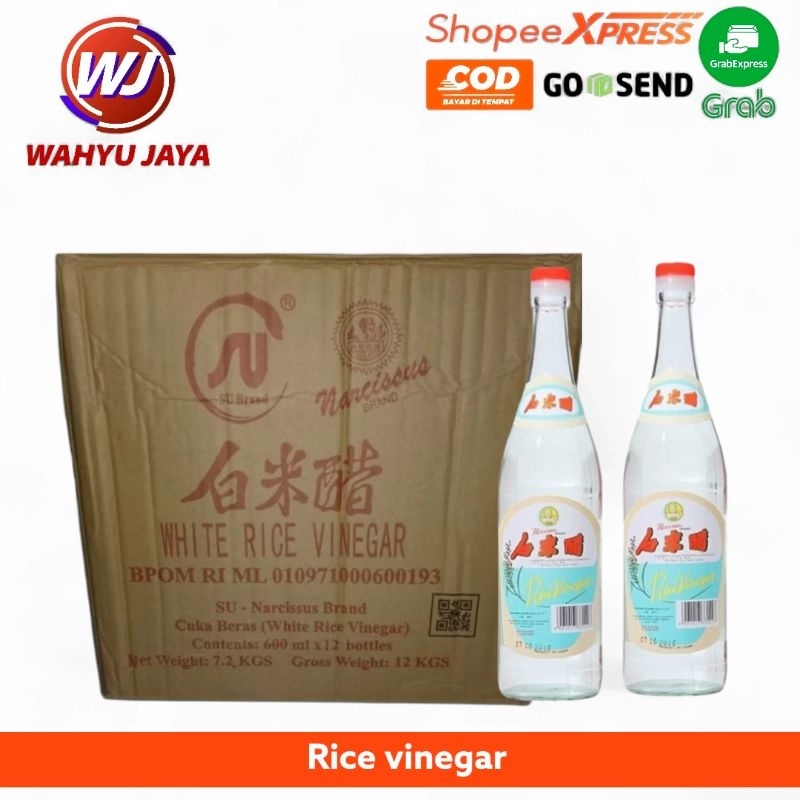 

Rice vinegar cuka ver beras 600ml Dus