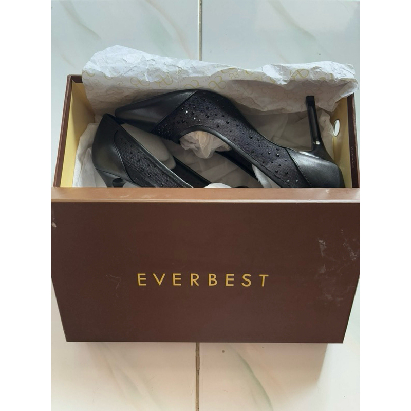 PRELOVED Sepatu heels Everbest Hitam