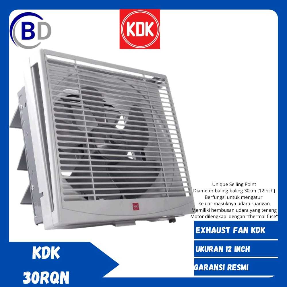 KDK 30 RQN Exhaust Fan [12 Inch]