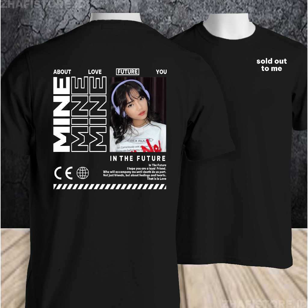 Kaos Custom Foto Bucin Streetwear Pria Wanita