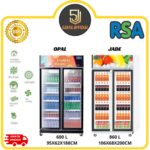 Showcase RSA 2 Pintu - OPAL/JADE