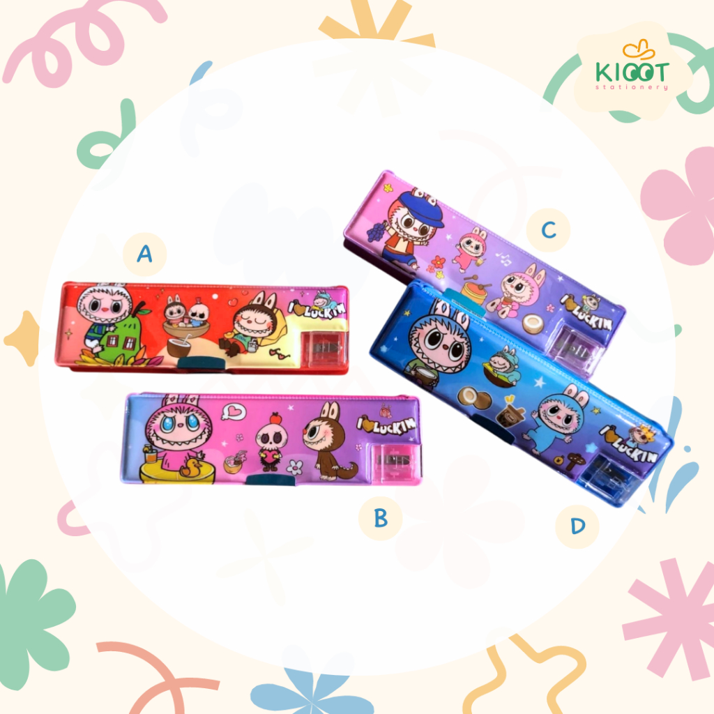 

Kioot - Tempat Pensil Magnet Labubu SQ-2022 / Kotak Pensil Anak Sekolah / Kebutuhan Perlengkapan Anak