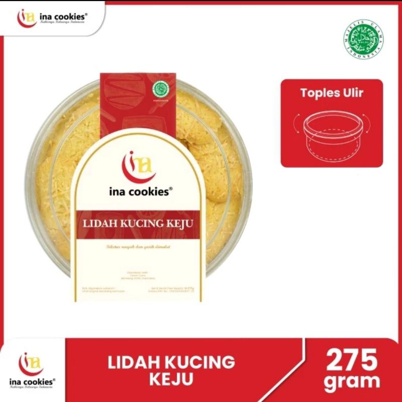 

INA COOKIES - LIDAH KUCING KEJU