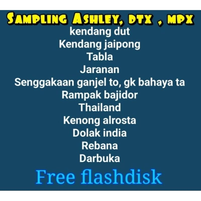 SAMPLING KENDANG DTX