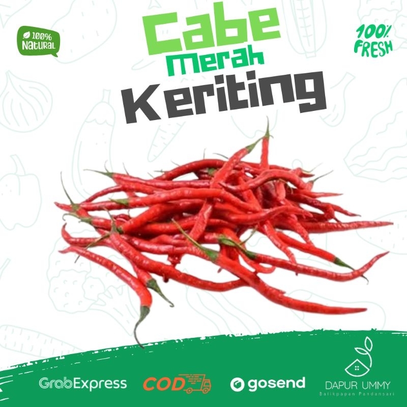 

Cabe Merah Keriting | Lombok keriting 250g - 1kg [ Naik ]