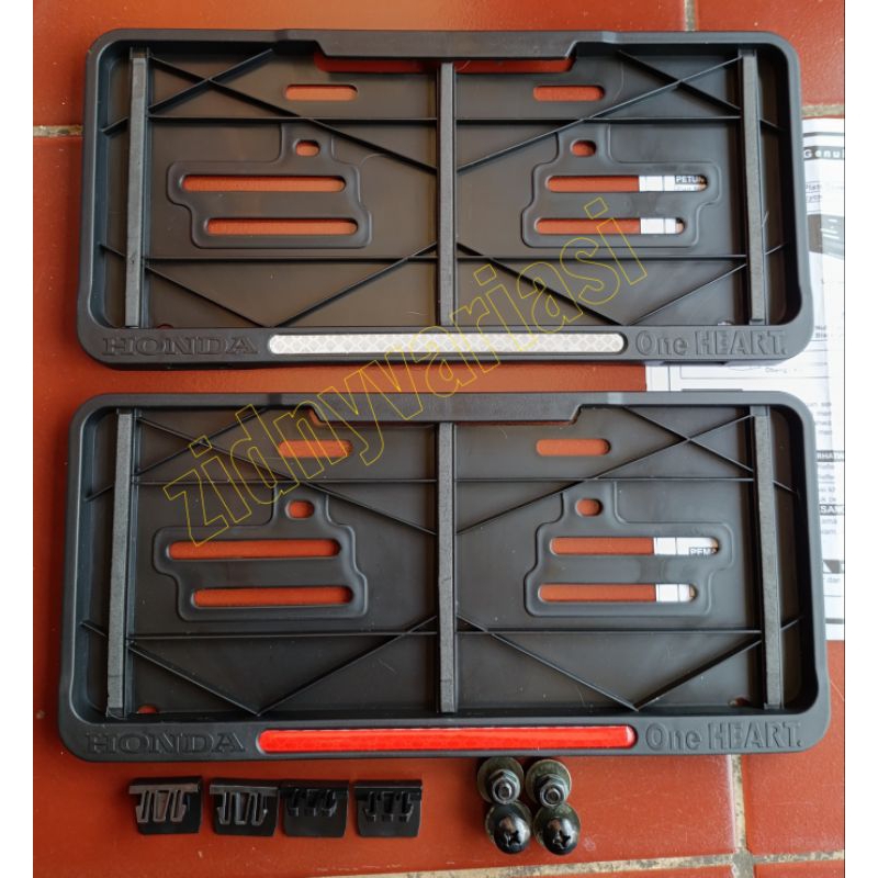 Cover Plat Nomor Motor Pelindung plat Nomor Motor Original Honda