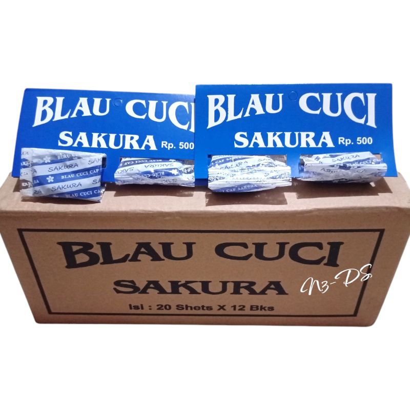 BLAU CUCI/ BLAO CAP SAKURA PAKET 6 RENCENG