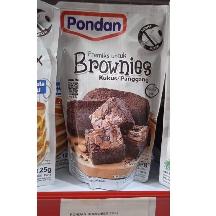 

Pondan Brownies / Tepung bahan brownis / Premiks Bronis 230gr