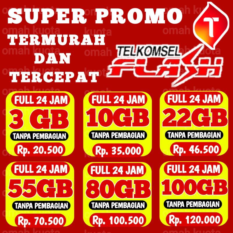 PROMO TERMURAH PAKET DATA TELKOMSEL 100GB FULL - ISI PAKET KUOTA TELKOMSEL 50GB TERMURAH