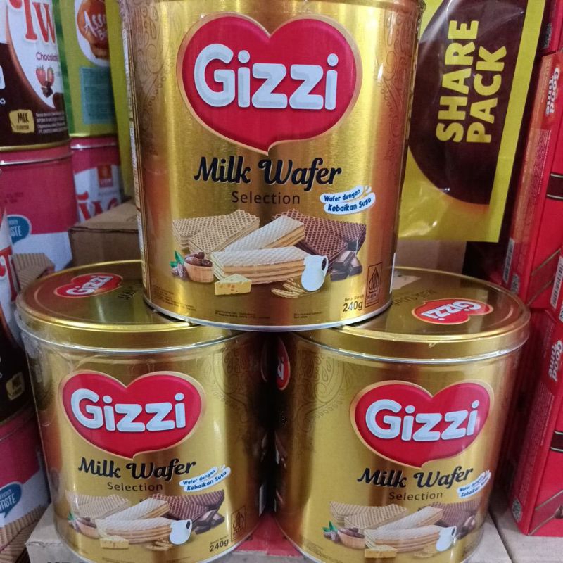 

Gizzis Milk Wafer Selection 240g