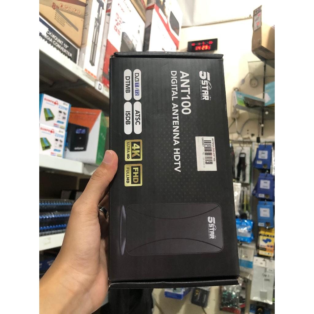 ANTENA DIGITAL 5STAR ANT100 DVB T2 4K FHD (FULL HD)