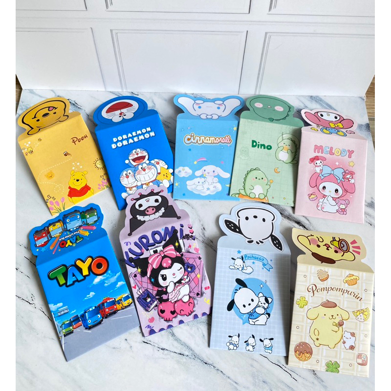 

Amplop tutup karakter lucu ( 8pcs)