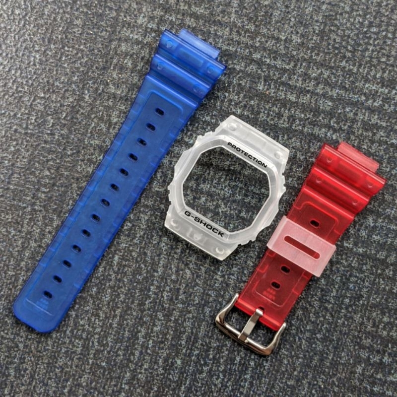 BNB BAND BEZEL CASIO GSHOCK G SHOCK DW 5600 GW B5600 DW 5030 GRX GWX GB 5600 MERAH PUTIH BIRU