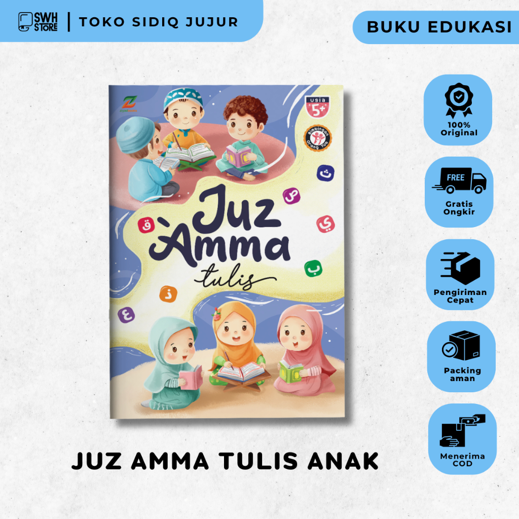 Buku Belajar Menulis Juz Amma Anak - Juz Amma Tulis - Ziyadbooks