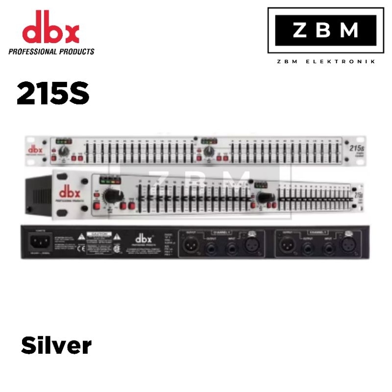 Equaliser DBX 215 silver / DBX215S
