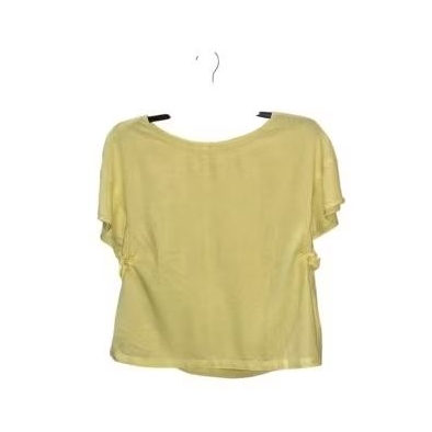 103 Blus Wanita Kuning Lengan Pendek