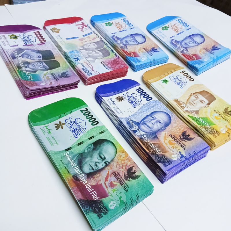 

Amplop Angpau Lebaran Motif Uang Ukuran Panjang 1 Pak Isi 100 Pcs