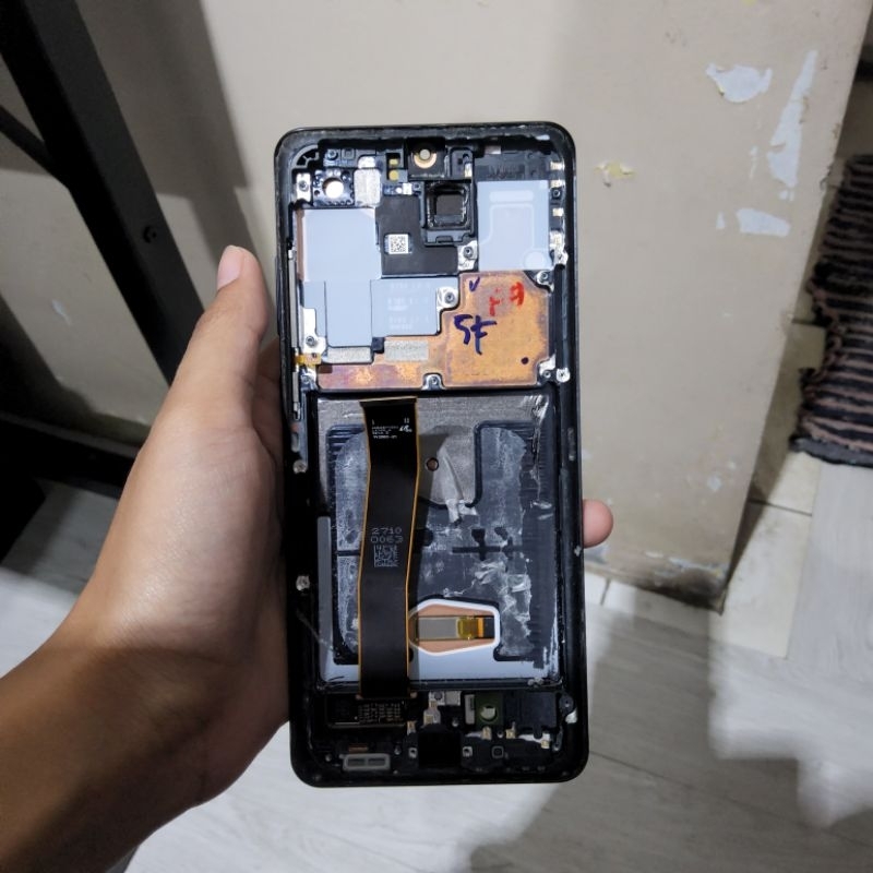 LCD SAMSUNG GALAXY S20 ULTRA ORIGINAL COPOTAN SAMSUNG ASLI PLUS FRAME LAYAR LCD TOUCHSCREEN SAMSUNG 
