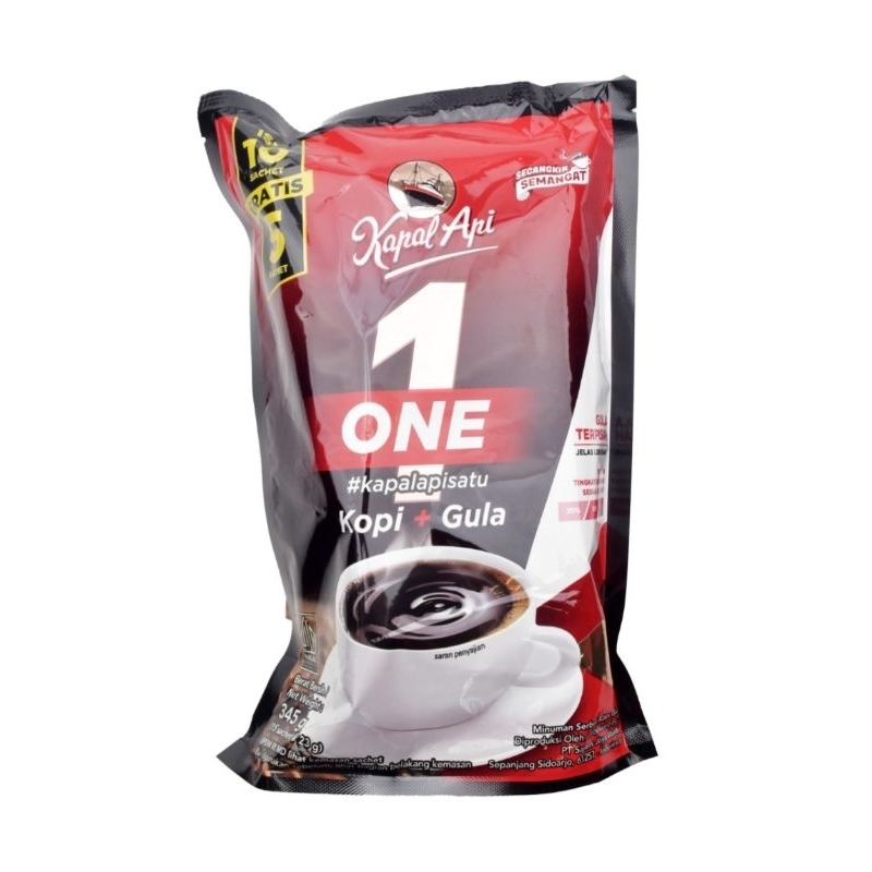 

Kapal Api One Kopi + Gula 10 Sachet – Kopi Instan Siap Seduh