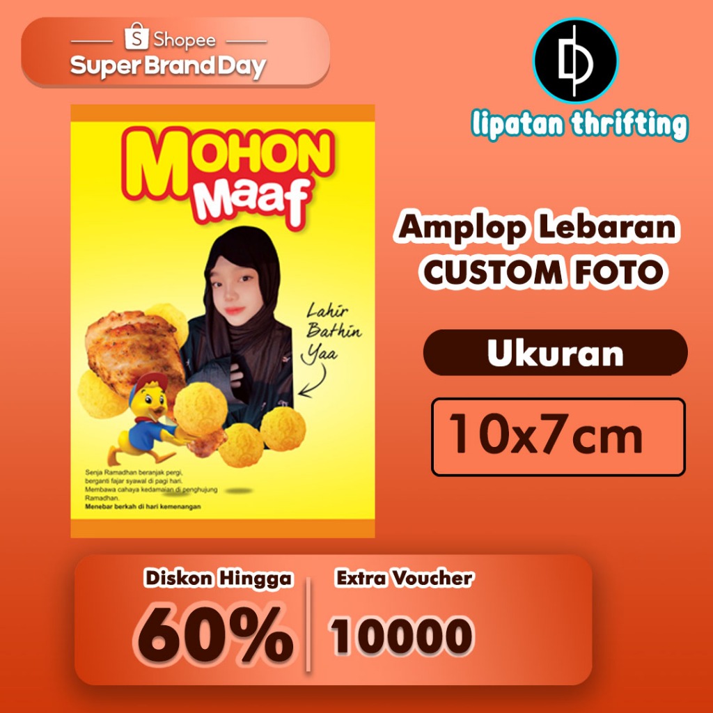 

AMPLOP LEBARAN 2025 Custom foto Viral Murah Unik