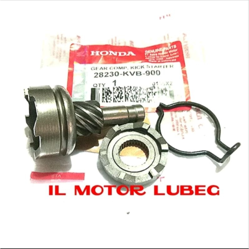 GEAR COMP KICK STARTER GIGI ENGKOL SLAH ORI ASLI HONDA VARIO 110 CW SCOOPY SPACY BEAT KARBU 2011 282