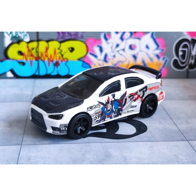 HOTWHEELS COSTUM LANCER EVO X