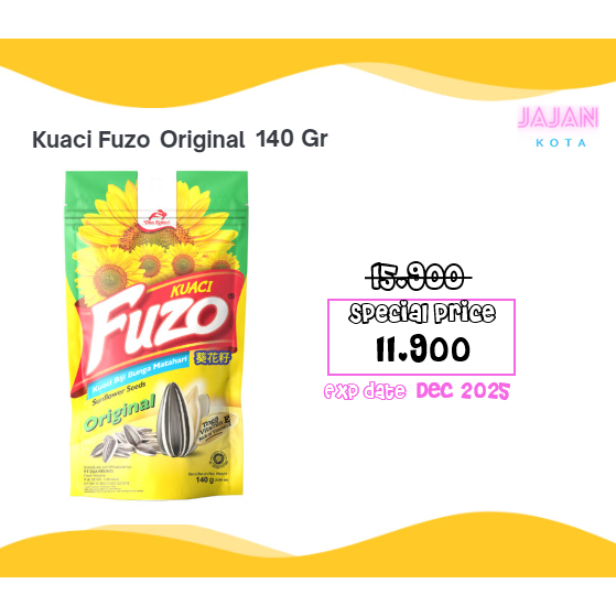 

Dua Kelinci Kuaci FUZO Original 150 gram / 140 gram