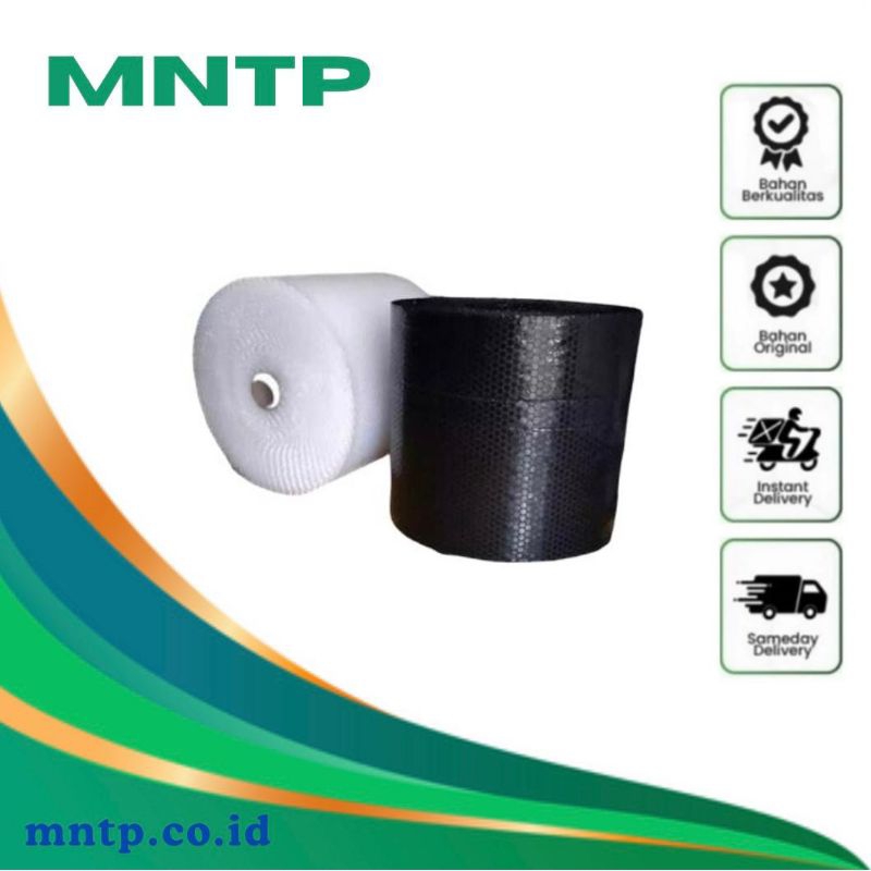 

MNTP Bubble Wrap Hitam Dan Bening 25cm x 50m