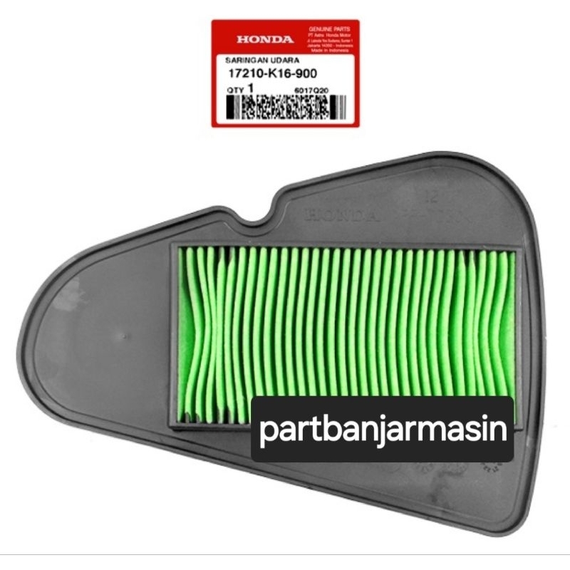 17210K16900 SARINGAN UDARA BEAT FI SARINGAN UDARA SCOOPY FI SARINGAN UDARA VARIO 110 FI FILTER UDARA