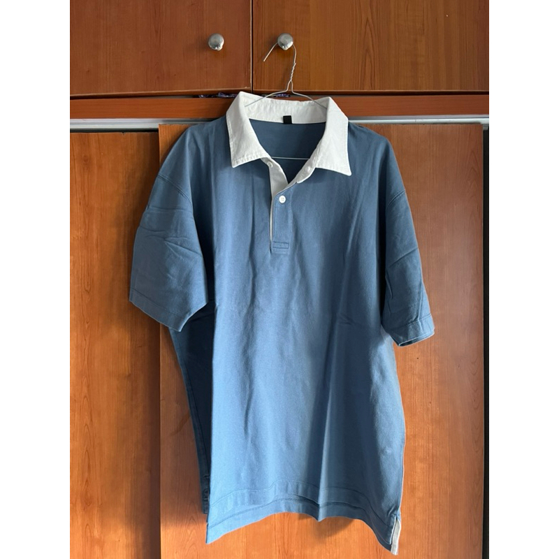 Preloved - Uniqlo Blue Shirt Xl