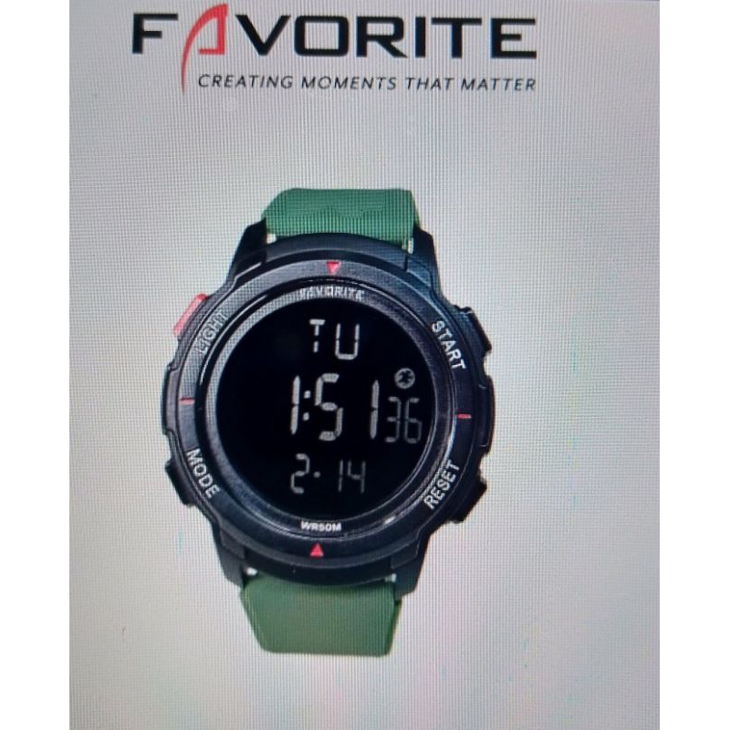 jam tangan favorite digital