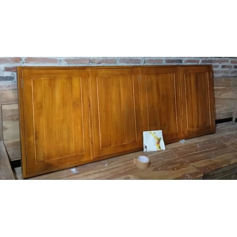 pintu plus rangka kolong dapur kayu jati,mebel jepara