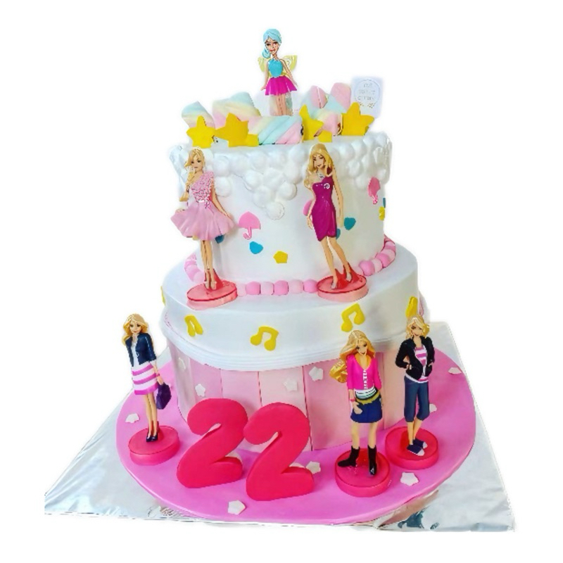 

Cake Barbie 2 Tingkat